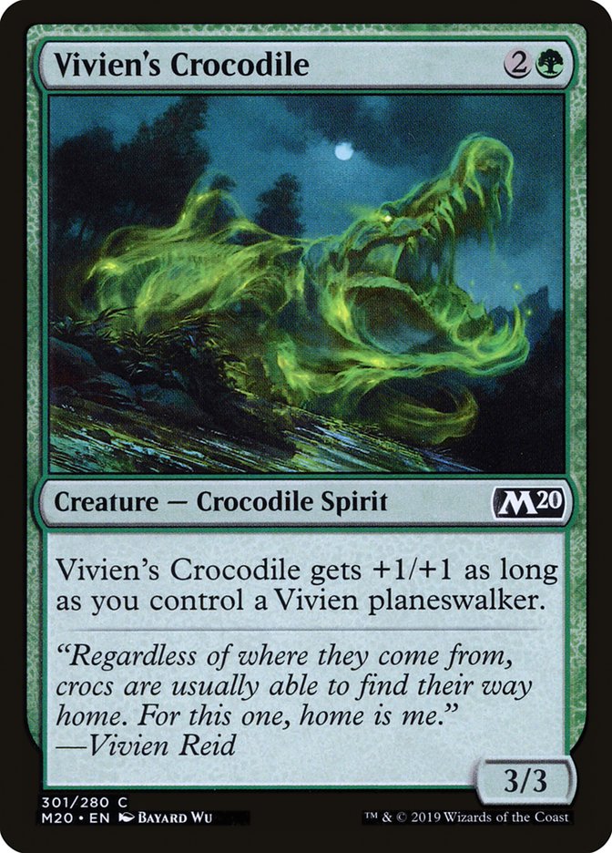 Vivien's Crocodile [Core Set 2020] - Evolution TCG