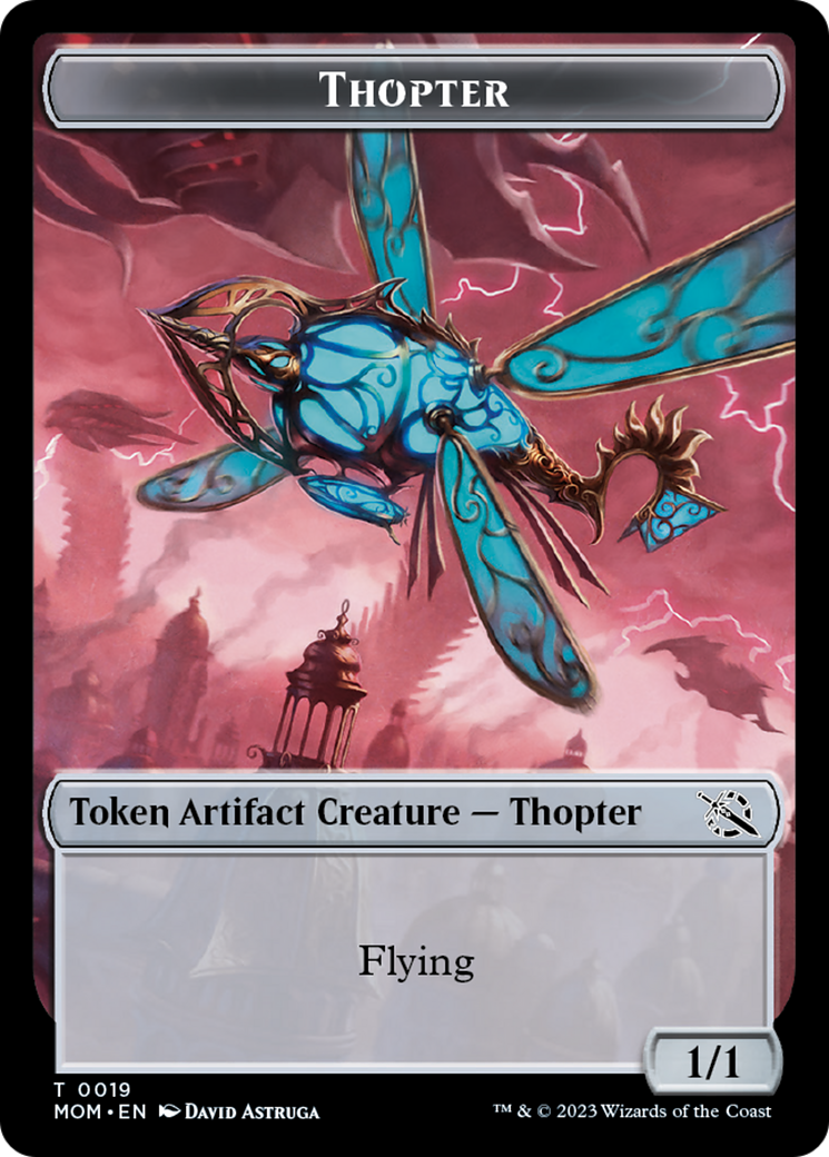 First Mate Ragavan // Thopter Double-Sided Token [March of the Machine Tokens] - Evolution TCG