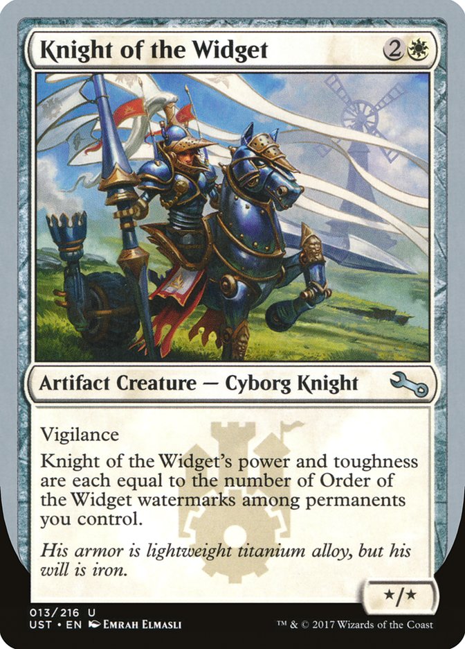 Knight of the Widget [Unstable] - Evolution TCG