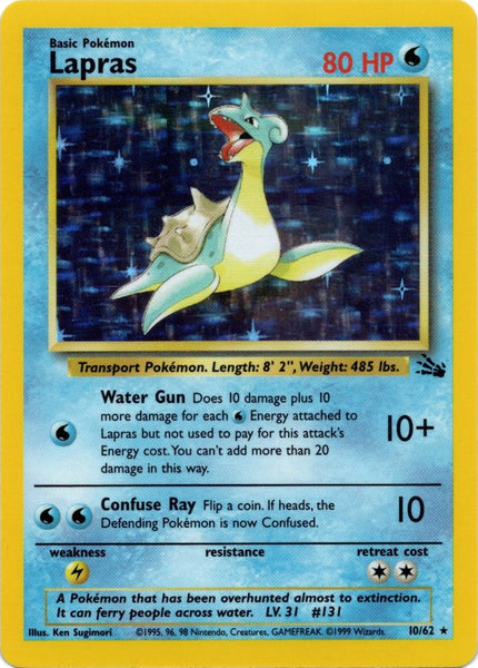 Lapras (10/62) [Fossil Unlimited] | Evolution TCG