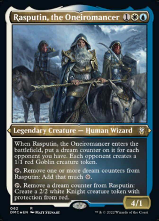 Rasputin, the Oneiromancer (Foil Etched) [Dominaria United Commander] - Evolution TCG