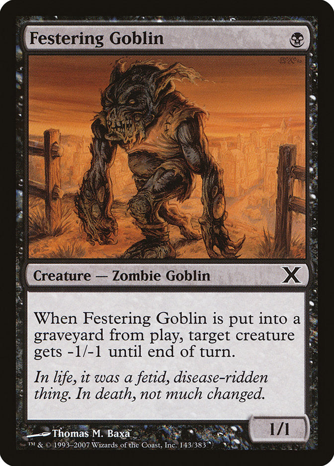Festering Goblin [Tenth Edition] - Evolution TCG