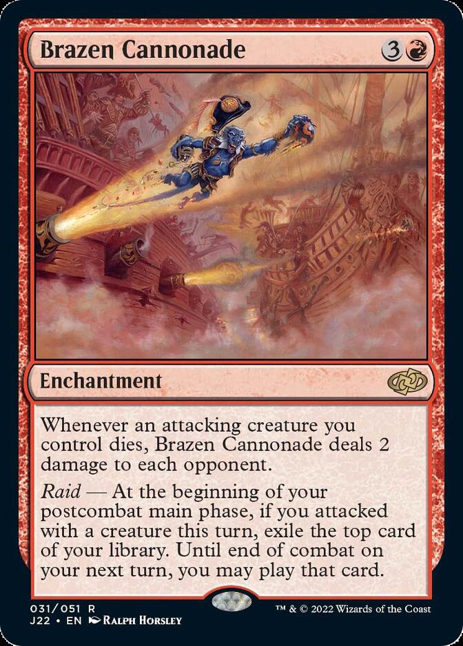 Brazen Cannonade [Jumpstart 2022] - Evolution TCG