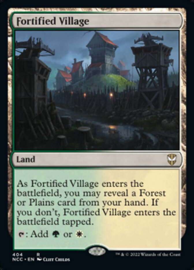 Fortified Village [Streets of New Capenna Commander] - Evolution TCG