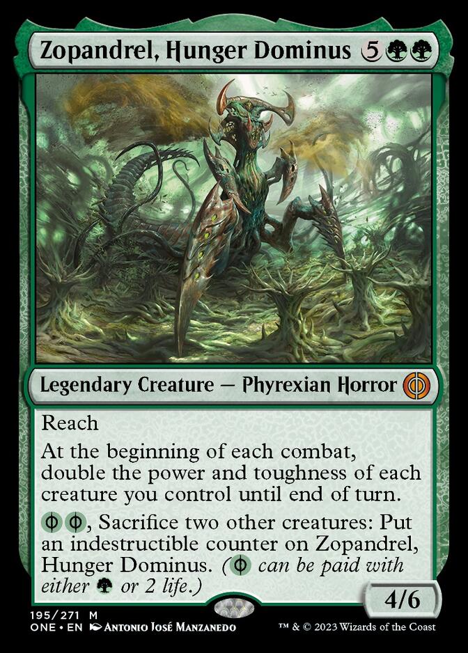 Zopandrel, Hunger Dominus [Phyrexia: All Will Be One] - Evolution TCG