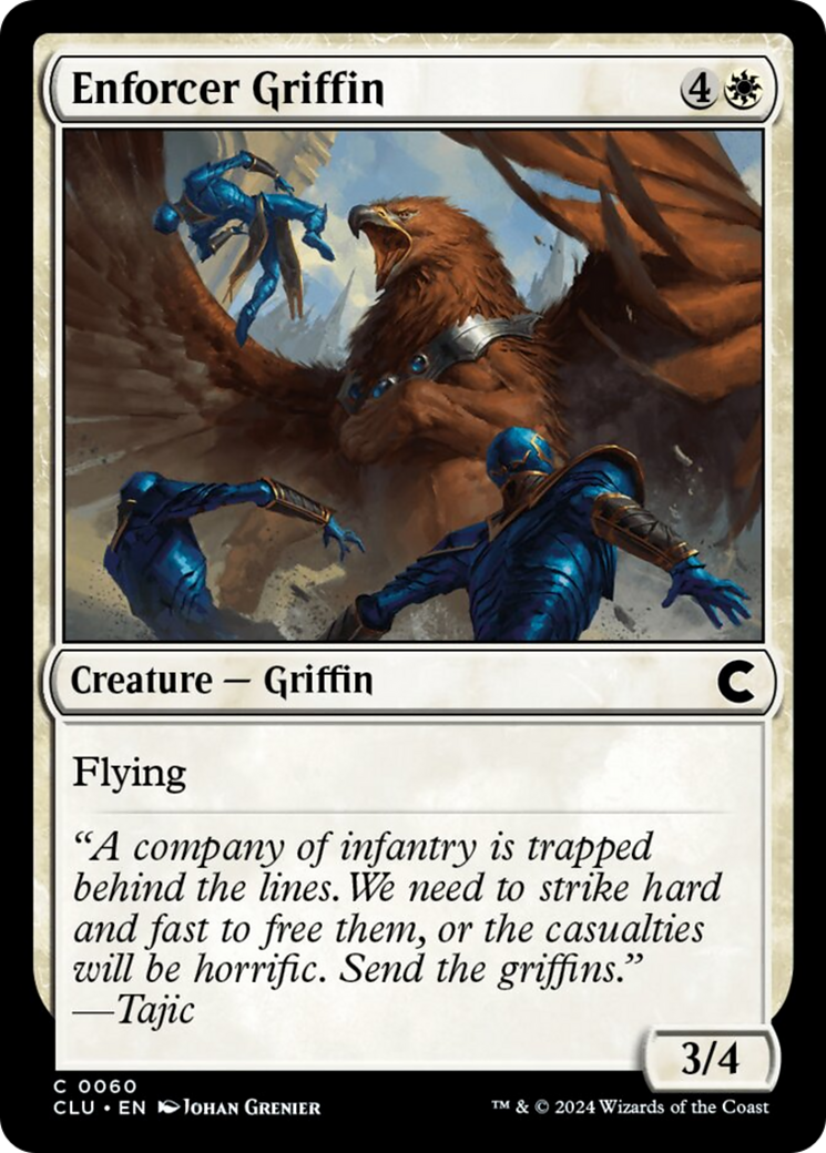 Enforcer Griffin [Ravnica: Clue Edition] - Evolution TCG