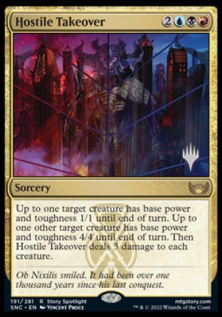 Hostile Takeover (Promo Pack) [Streets of New Capenna Promos] - Evolution TCG