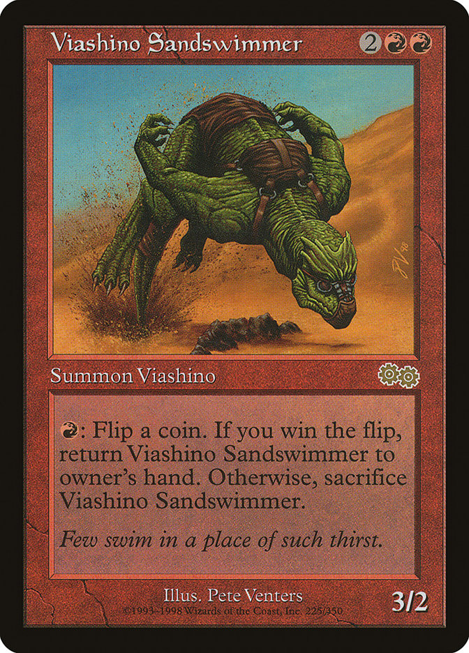 Viashino Sandswimmer [Urza's Saga] - Evolution TCG | Evolution TCG