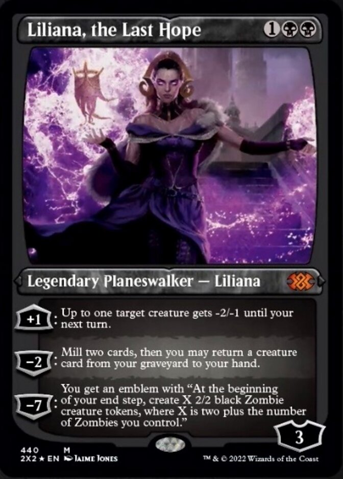 Liliana, the Last Hope (Foil Etched) [Double Masters 2022] - Evolution TCG