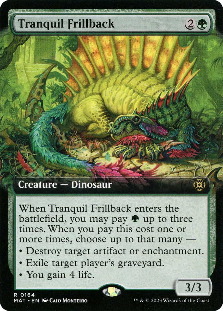 Tranquil Frillback (Extended Art) [March of the Machine: The Aftermath] - Evolution TCG