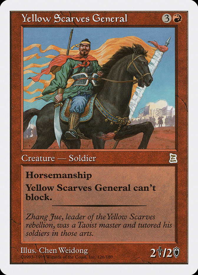 Yellow Scarves General [Portal Three Kingdoms] - Evolution TCG | Evolution TCG