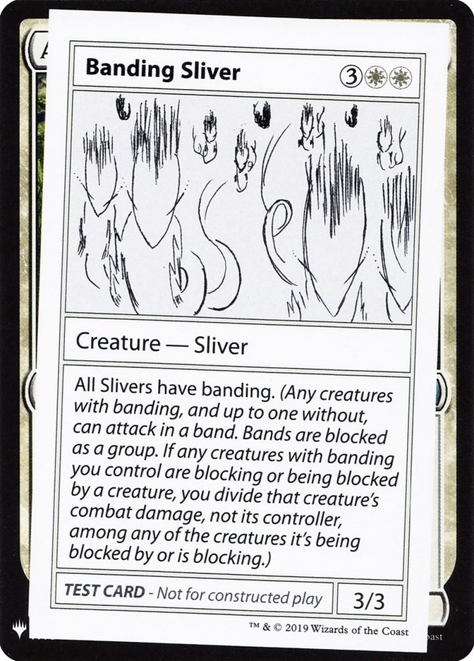 Banding Sliver [Mystery Booster Playtest Cards] - Evolution TCG