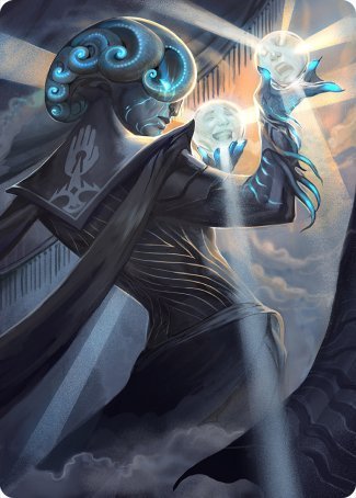 Queza, Augur of Agonies Art Card [Streets of New Capenna Art Series] - Evolution TCG