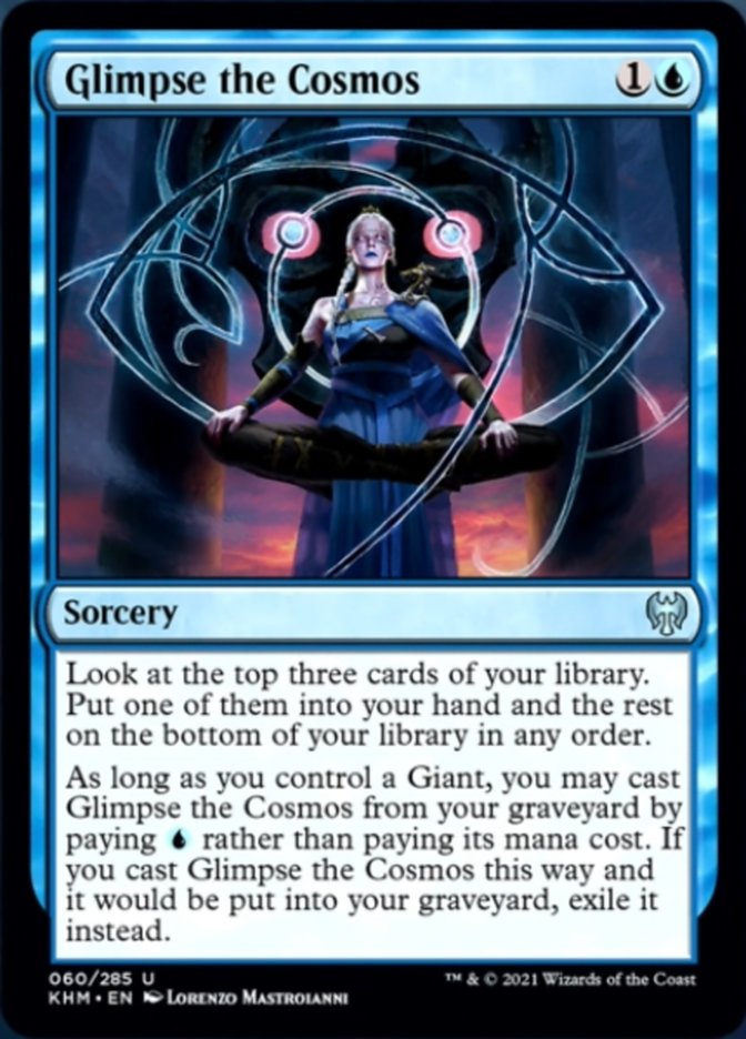 Glimpse the Cosmos [Kaldheim] - Evolution TCG