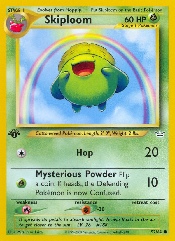 Skiploom (52/64) [Neo Revelation 1st Edition] - Evolution TCG