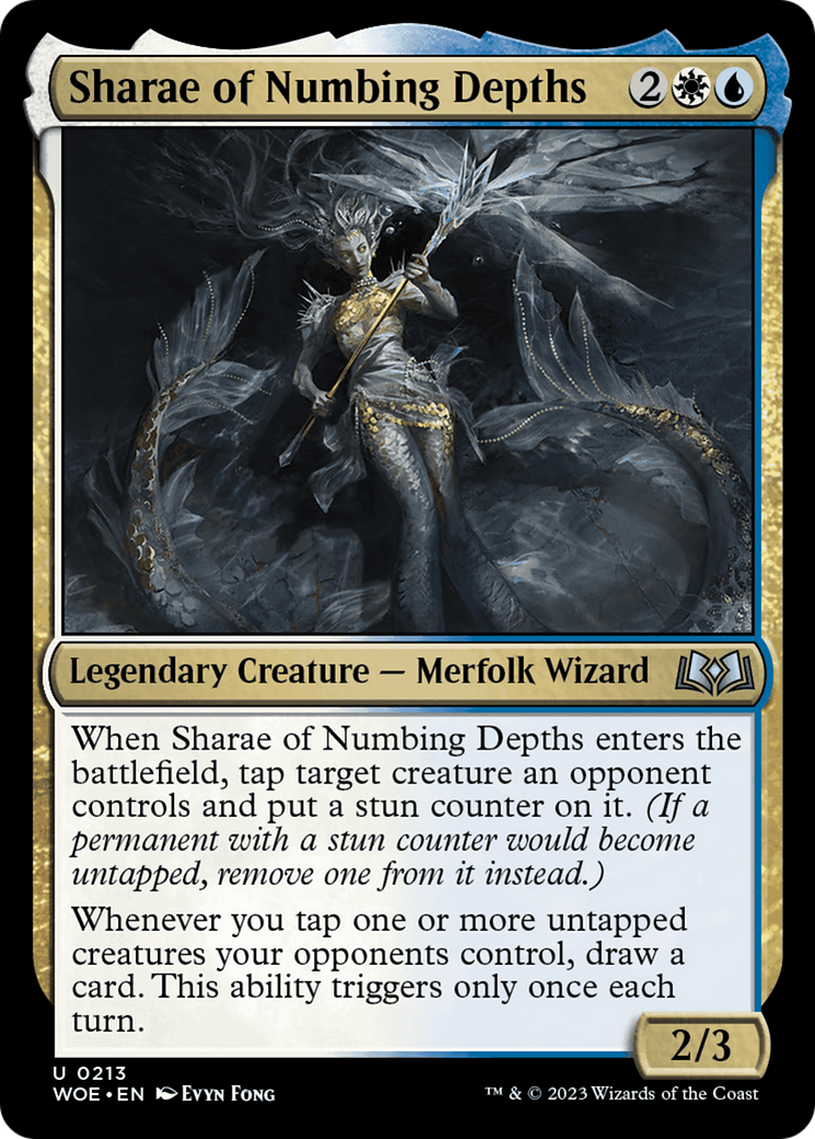 Sharae of Numbing Depths [Wilds of Eldraine] - Evolution TCG