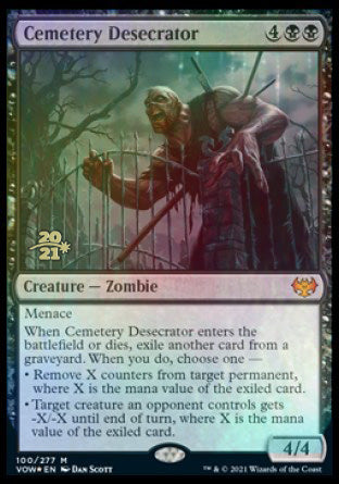 Cemetery Desecrator [Innistrad: Crimson Vow Prerelease Promos] - Evolution TCG