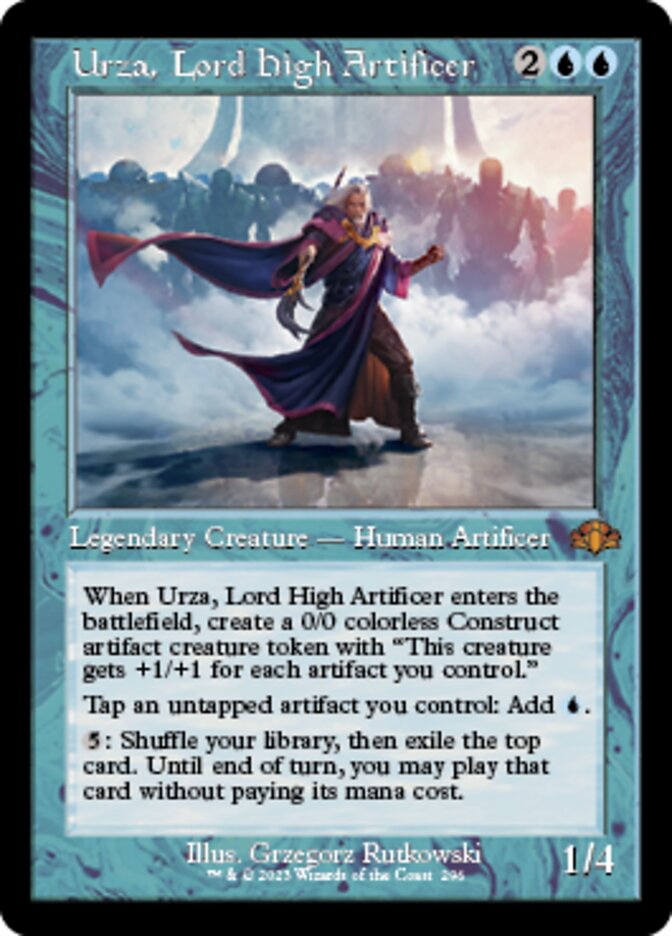 Urza, Lord High Artificer (Retro) [Dominaria Remastered] - Evolution TCG