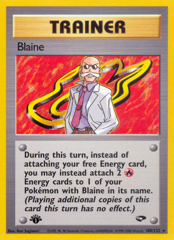 Blaine (100/132) [Gym Challenge 1st Edition] - Evolution TCG