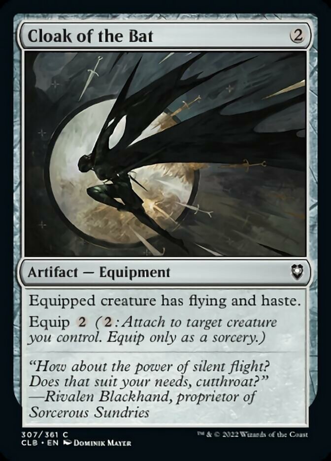 Cloak of the Bat [Commander Legends: Battle for Baldur's Gate] - Evolution TCG