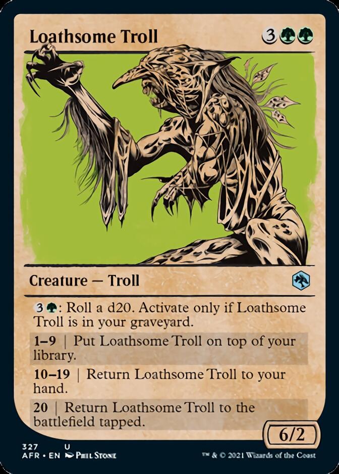 Loathsome Troll (Showcase) [Dungeons & Dragons: Adventures in the Forgotten Realms] - Evolution TCG