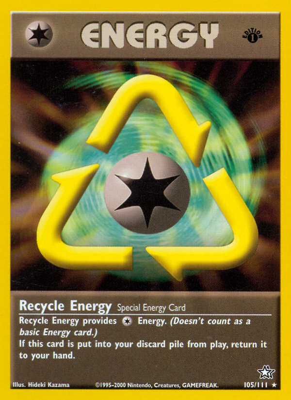 Recycle Energy (105/111) [Neo Genesis 1st Edition] - Evolution TCG