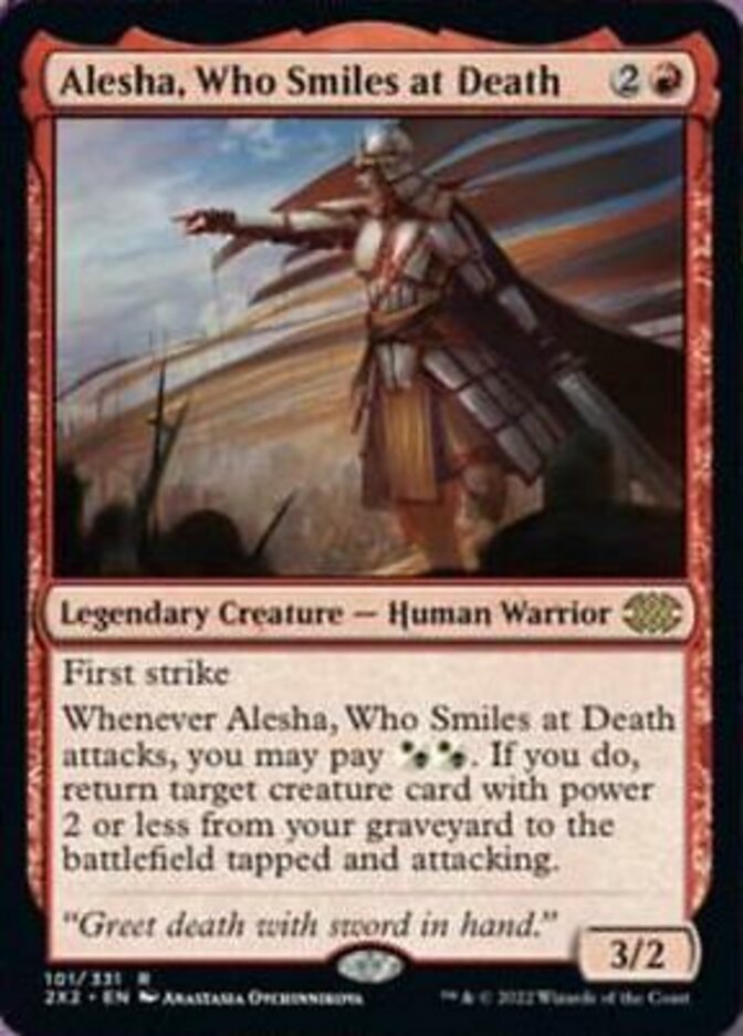 Alesha, Who Smiles at Death [Double Masters 2022] - Evolution TCG