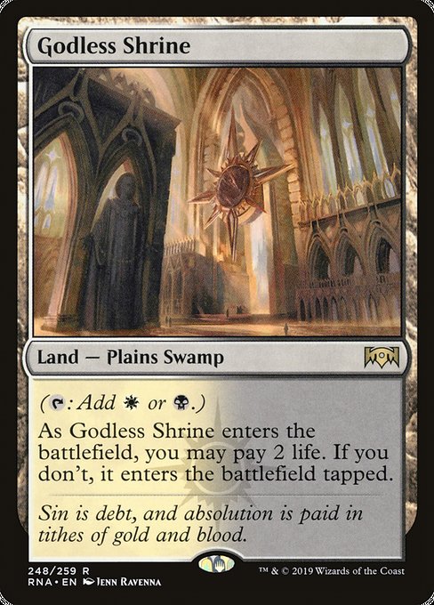 Godless Shrine [Ravnica Allegiance] - Evolution TCG