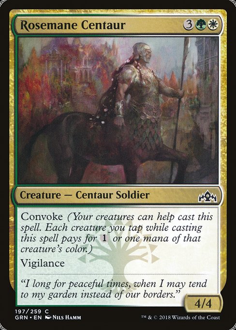 Rosemane Centaur [Guilds of Ravnica] - Evolution TCG