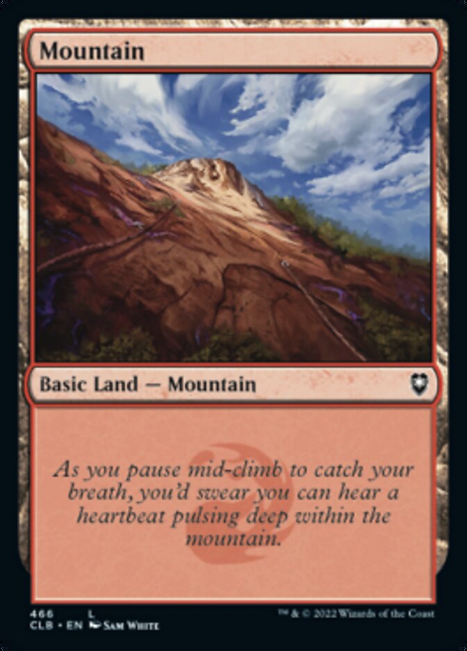 Mountain (466) [Commander Legends: Battle for Baldur's Gate] - Evolution TCG