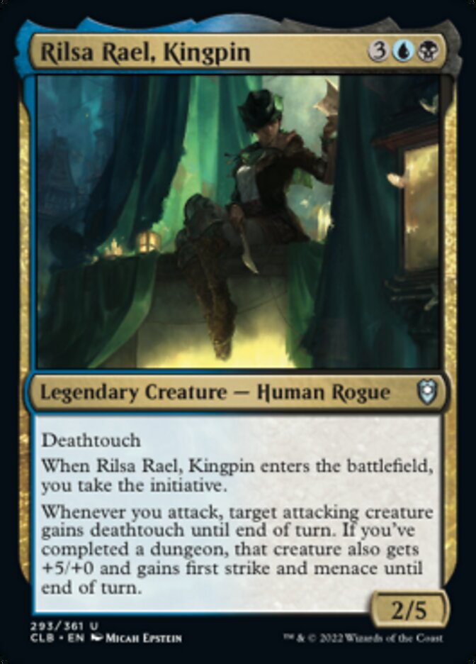 Rilsa Rael, Kingpin [Commander Legends: Battle for Baldur's Gate] - Evolution TCG