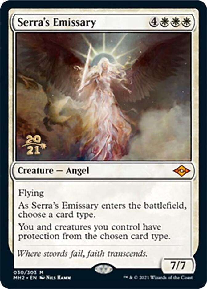 Serra's Emissary [Modern Horizons 2 Prerelease Promos] - Evolution TCG