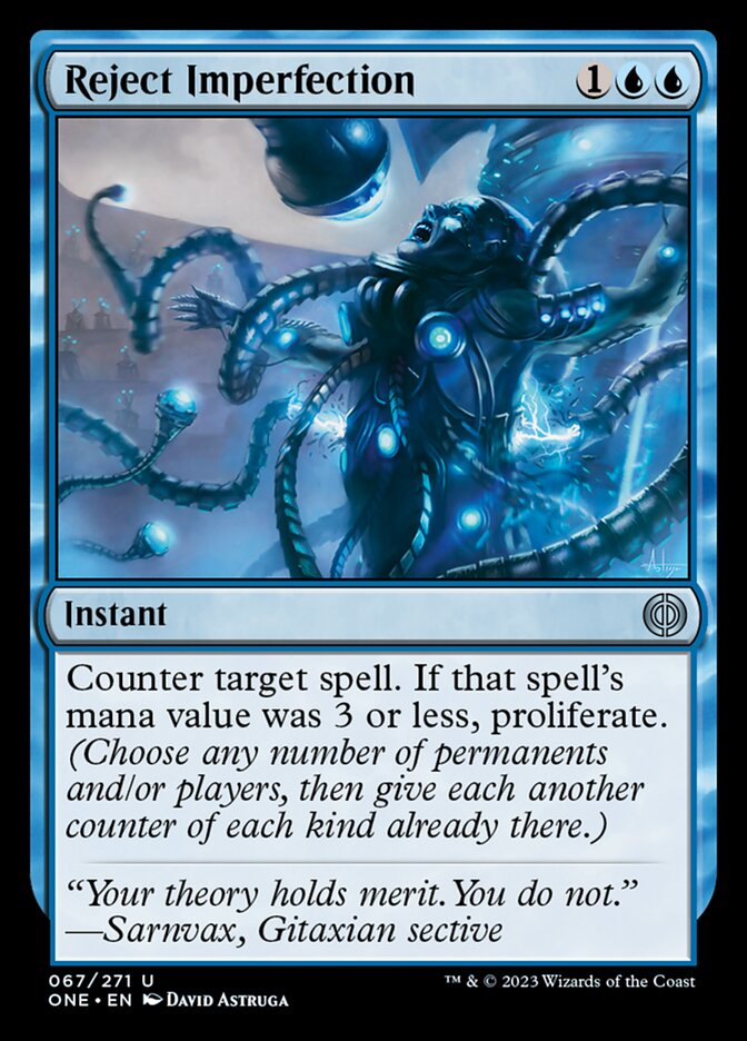 Reject Imperfection [Phyrexia: All Will Be One] - Evolution TCG