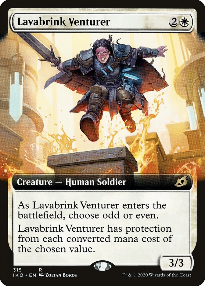 Lavabrink Venturer (Extended Art) [Ikoria: Lair of Behemoths] - Evolution TCG