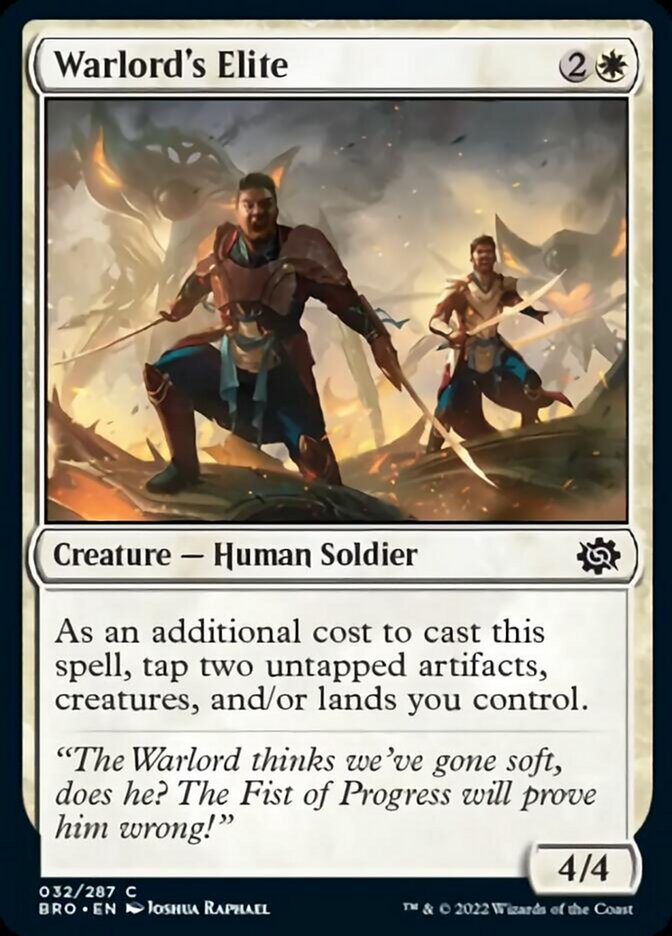 Warlord's Elite [The Brothers' War] - Evolution TCG