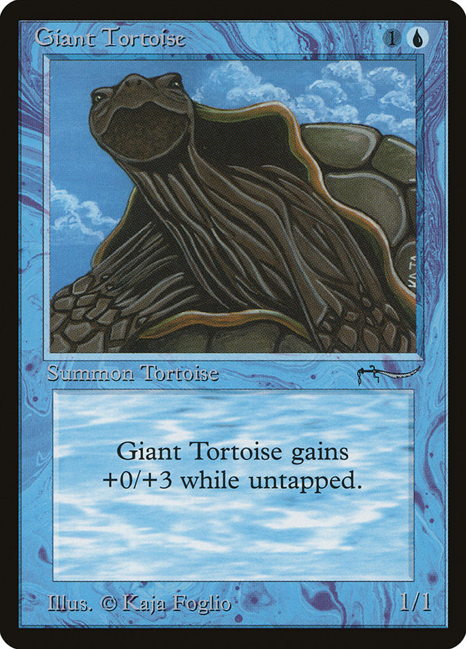 Giant Tortoise (Dark Mana Cost) [Arabian Nights] - Evolution TCG | Evolution TCG
