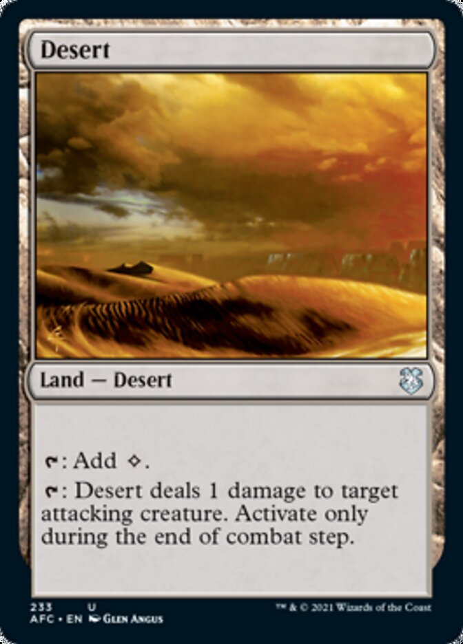 Desert [Dungeons & Dragons: Adventures in the Forgotten Realms Commander] - Evolution TCG