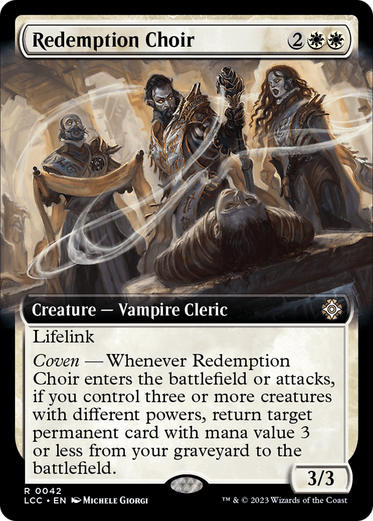 Redemption Choir (Extended Art) [The Lost Caverns of Ixalan Commander] - Evolution TCG