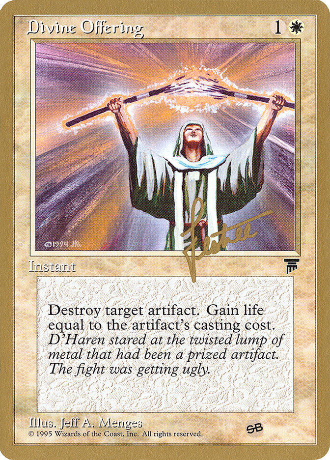 Divine Offering (Bertrand Lestree) (SB) [Pro Tour Collector Set] - Evolution TCG