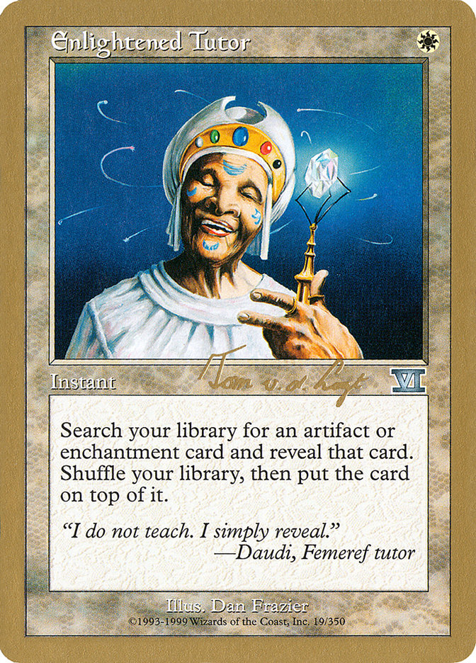 Enlightened Tutor (Tom van de Logt) [World Championship Decks 2000] - Evolution TCG