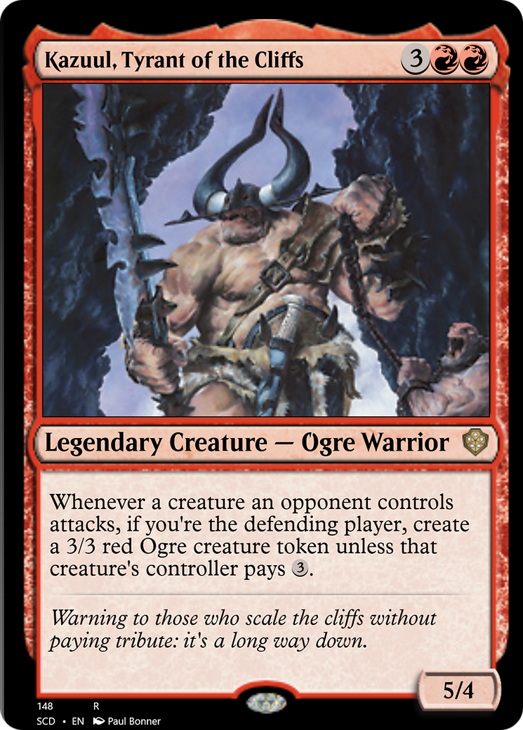 Kazuul, Tyrant of the Cliffs [Starter Commander Decks] - Evolution TCG