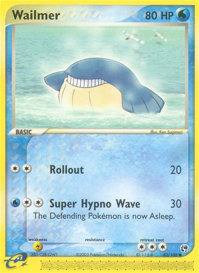 Wailmer (83/100) [EX: Sandstorm] - Evolution TCG