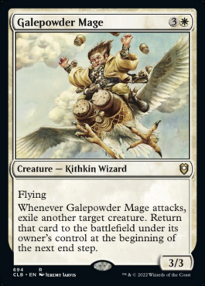 Galepowder Mage [Commander Legends: Battle for Baldur's Gate] - Evolution TCG