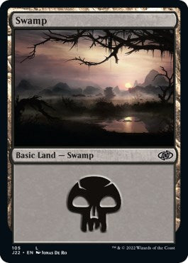 Swamp (105) [Jumpstart 2022] - Evolution TCG