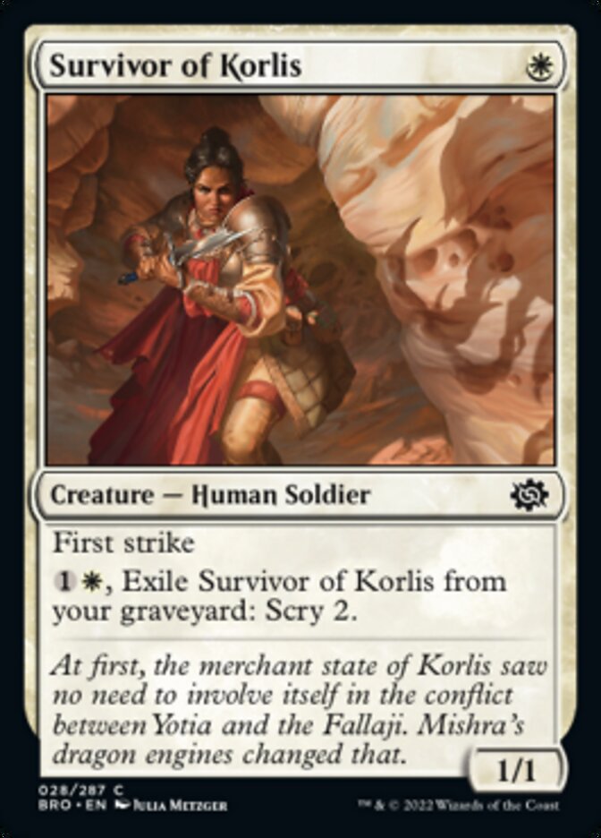 Survivor of Korlis [The Brothers' War] - Evolution TCG