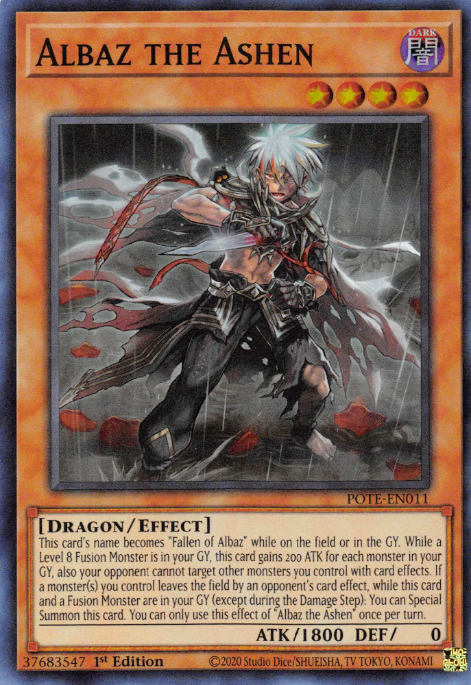 Albaz the Ashen [POTE-EN011] Super Rare - Evolution TCG