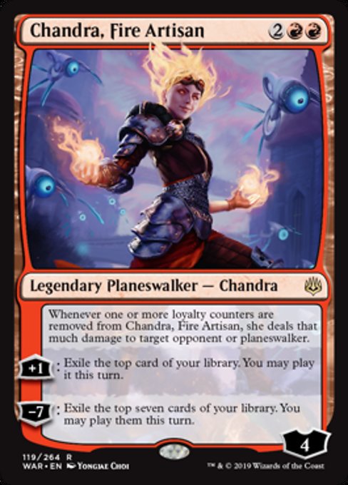 Chandra, Fire Artisan [War of the Spark] - Evolution TCG