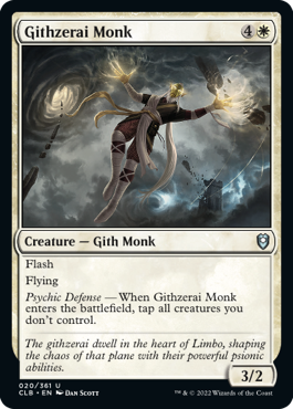 Githzerai Monk [Commander Legends: Battle for Baldur's Gate] - Evolution TCG