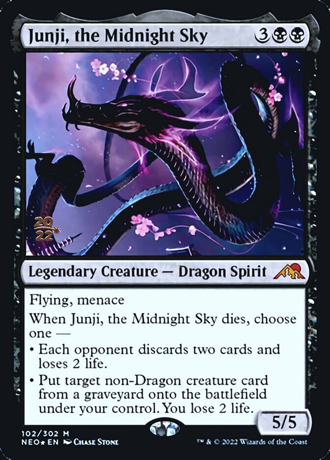 Junji, the Midnight Sky [Kamigawa: Neon Dynasty Prerelease Promos] - Evolution TCG