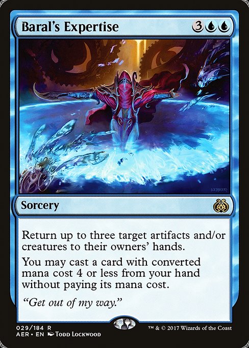 Baral's Expertise [Aether Revolt] - Evolution TCG